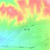 王家大院地形图、海拔、地势