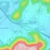 Gurley地形图、海拔、地势