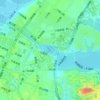 水果湖地形图、海拔、地势