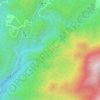 坪溪地形图、海拔、地势