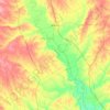 Brazos River地形图、海拔、地势