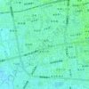 大井手幹線水路（萵苣木川）地形图、海拔、地势