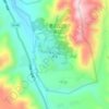 墨石公园景区地形图、海拔、地势