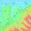 赤水河地形图、海拔、地势