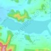 卧虎山水库地形图、海拔、地势