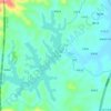 泥河水庫地形图、海拔、地势