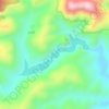 白龙河水库地形图、海拔、地势