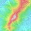大刀屻地形图、海拔、地势
