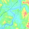 沙溪地形图、海拔、地势