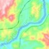 沙溪地形图、海拔、地势