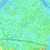 八二三紀念公園(4號公園)地形图、海拔、地势