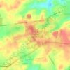 Longwood Gardens地形图、海拔、地势