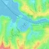 Ōrākei Basin地形图、海拔、地势