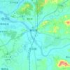 丰溪地形图、海拔、地势