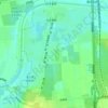 温榆河公园朝阳段“温榆国风”区域地形图、海拔、地势
