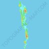 Kalegauk Island地形图、海拔、地势