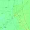 东台市地形图,海拔,地势