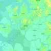 鄱阳县地形图,海拔,地势