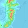 山东地形图,海拔,地势