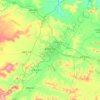 敦化市地形图，海拔，地势