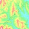 坡合地形图,海拔,地势