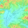 珲春市地形图,海拔,地势