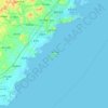 菊花岛地形图,海拔,地势