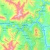 攀枝花市地形图,海拔,地势