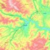 南涧彝族自治县地形图，海拔，地势