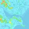 汕头市地形图,海拔,地势