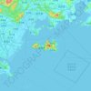 南澳岛地形图,海拔,地势