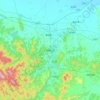 双鸭山市地形图,海拔,地势