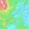 白石市地形图,海拔,地势