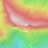 鸡足山地形图,海拔,地势