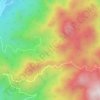 徂徕山地形图,海拔,地势