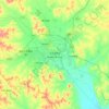 乌兰浩特市地形图,海拔,地势