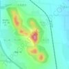 肖山地形图,海拔,地势