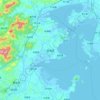 泉港区地形图,海拔,地势