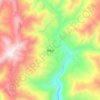 树苴乡地形图,海拔,地势