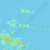 大长涂山地形图,海拔,地势