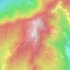 华蓥山地形图,海拔,地势