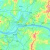 万秀区地形图,海拔,地势