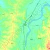 马堽集乡地形图,海拔,地势