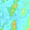 大圩镇地形图,海拔,地势