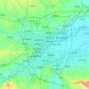 洛阳市地形图,海拔,地势