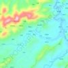 塔山地形图,海拔,地势