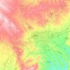 白银市地形图,海拔,地势
