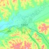 牙克石市地形图,海拔,地势
