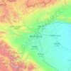 喀什地区地形图，海拔，地势