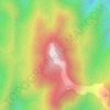戴云山地形图,海拔,地势